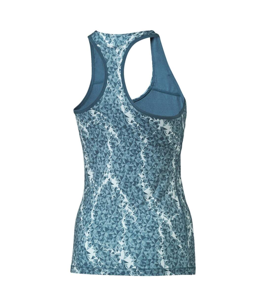 Womens/ladies Put Eyes On Me Vest Top Blue Puma-2