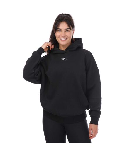 Sweat à capuche lux femme noir Reebok