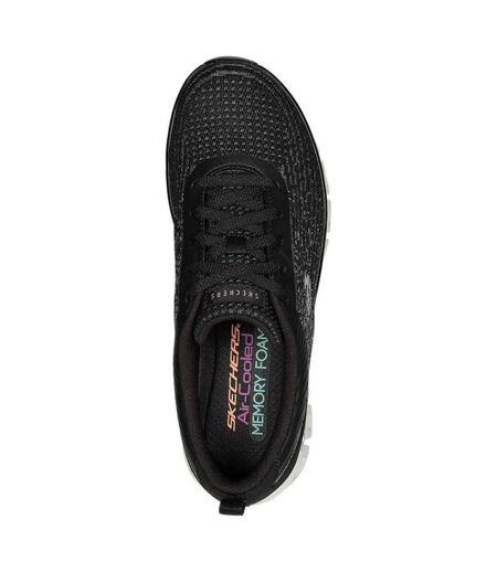 Skechers Womens/Ladies Glide-Step Head Start Sneakers (Black) - UTFS9846