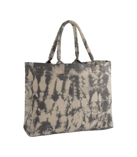 Tote Bag Motif/style Tie-dye Taille Unique Sable Noir Westford Mill