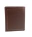 Mens isaac leather wallet one size brown Eastern Counties Leather