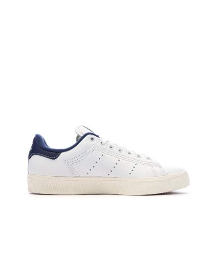 Baskets blanches/marines homme adidas stan smith