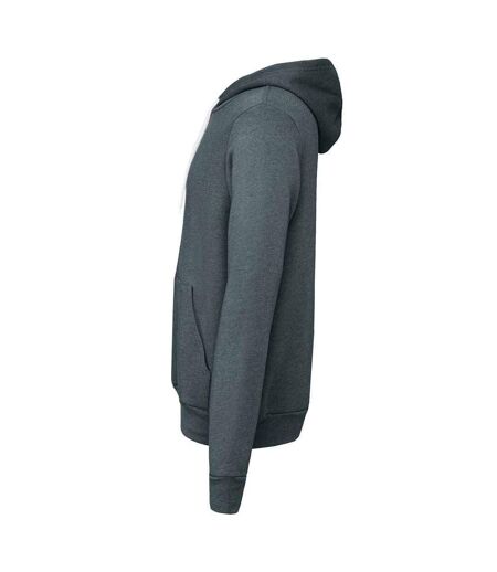 Sweat à capuche adulte ardoise chiné Bella + Canvas