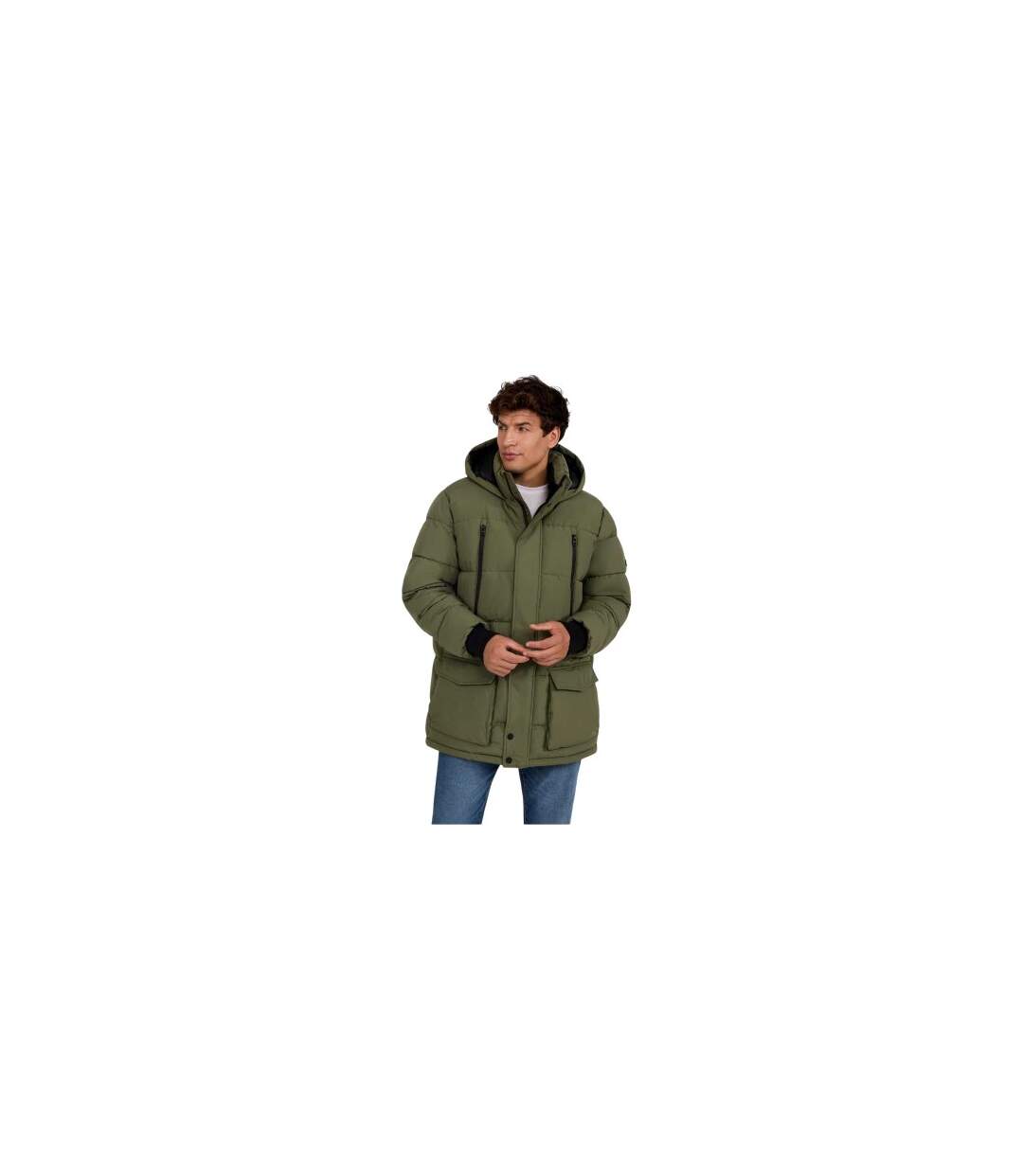 Parka Homme Kaki Minoti-1