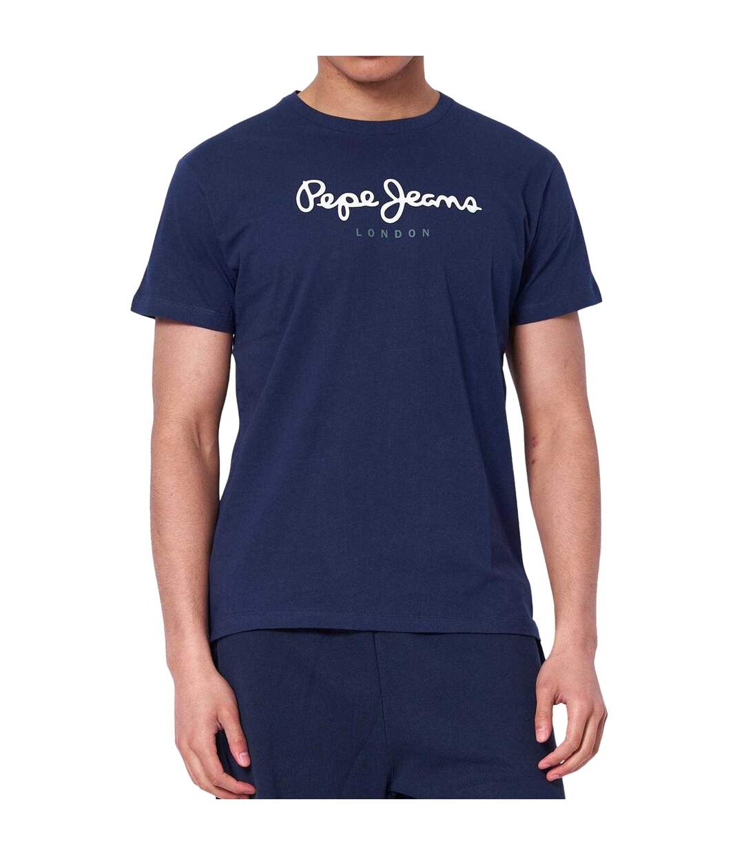 T-shirt Homme Bleu Marine Pepe Jeans-1