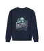 Mens Jonah Bude Sweatshirt Navy Animal-2