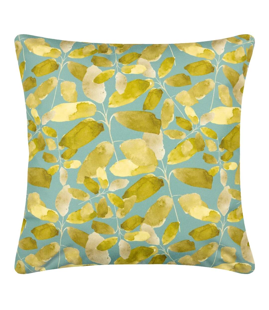 Lorena printed outdoor cushion cover 43cm x 43cm aqua Wylder