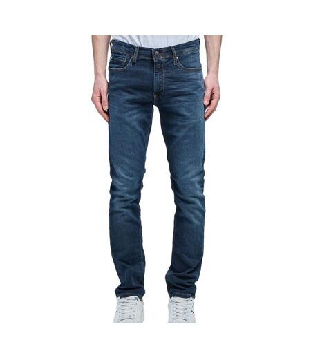 Jean droit bleu brut denim homme teddy smith reeple rock - 28