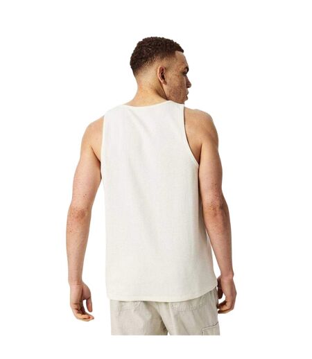 Mens Textured Regular Vest Top Bone Jack Wills