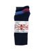 3 Pack Mens Cushioned Anti Blister Dual Layer Hiking Socks-2