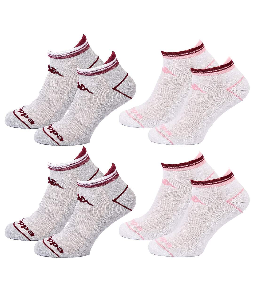 Chaussettes Femme KAPPA 4 paires PREMIUM SNEAKER 2087ASS-1