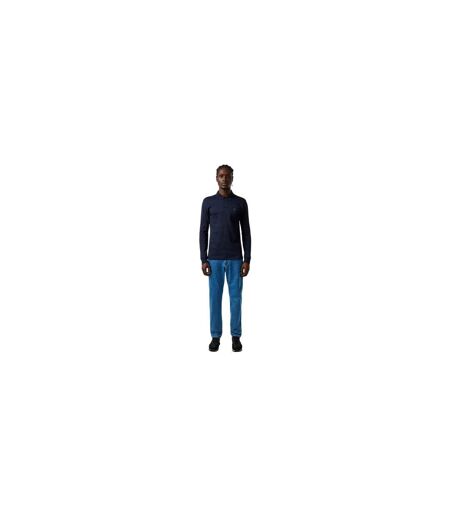 Polo Manches Longues Motif/style Logo Passerby Homme Bleu Marine Boss