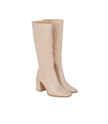 Bottes hauteur genoux kristen femme beige Dorothy Perkins