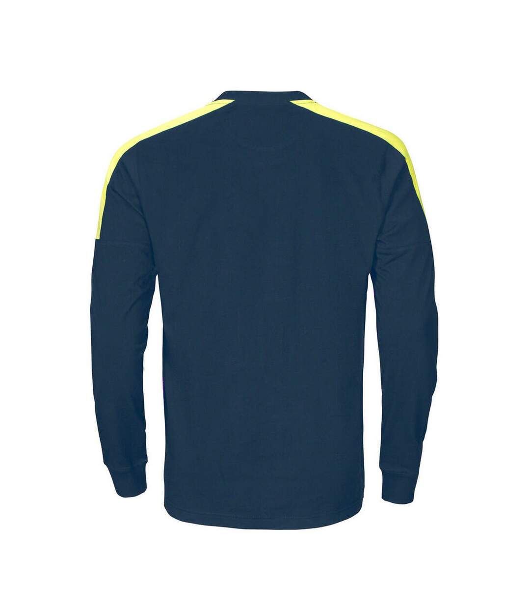 Mens 2020 T-shirt Navy Yellow Projob-2