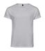 T-shirt roulé homme blanc Tee Jays-1