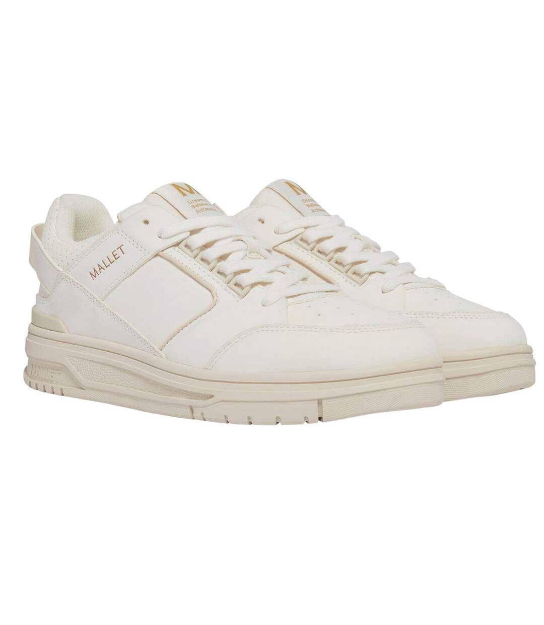 Baskets Compton Femme Blanc Mallet-1