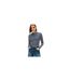 T-shirt Manches Longues Motif/style À Rayures Femme Bleu Marine Foncé Blanc Tommy Hilfiger-1