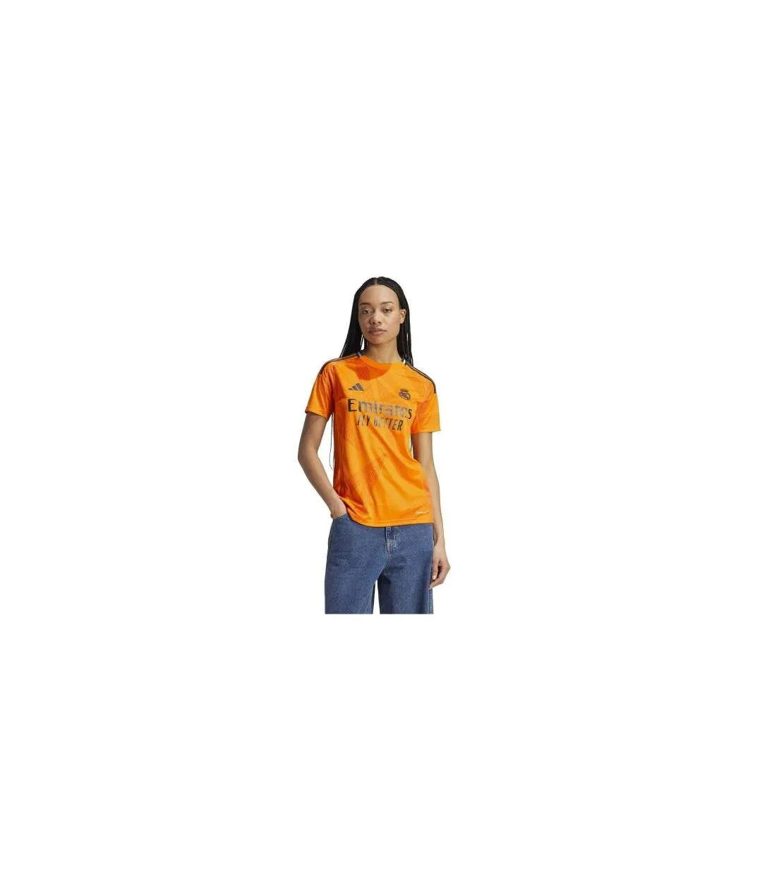 Unisex Adult Real Madrid Cf T-shirt Orange Adidas-1