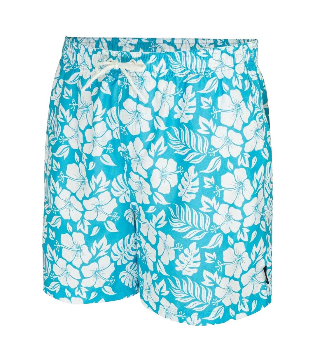 Mens Floral Swim Shorts Blue Hot Tuna-3