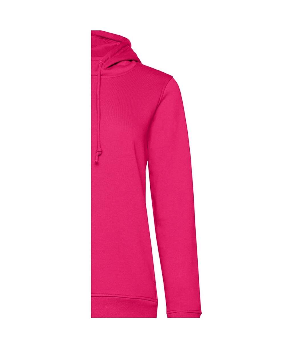 Sweat À Capuche Inspire Femme Rose Magenta B&C-2