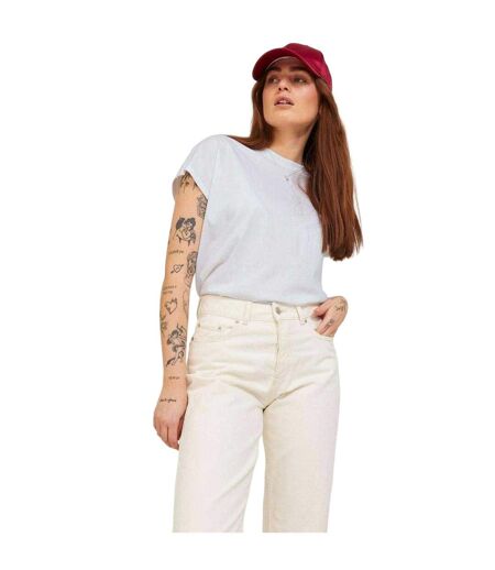 T-shirt Sans Manches Motif/style Uni Femme Blanc Vif JJXX