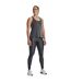 Womens/ladies Heatgear Branded Leggings Pitch Grey Under Armour-1