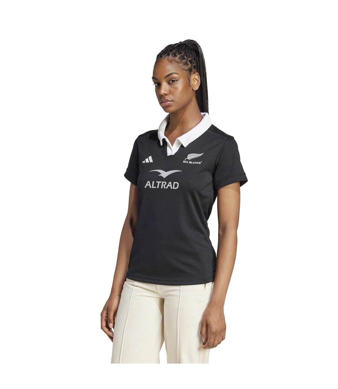 Maillot De Rugby Motif/style New Zealand All Blacks 24/25 Femme Noir Adidas-1