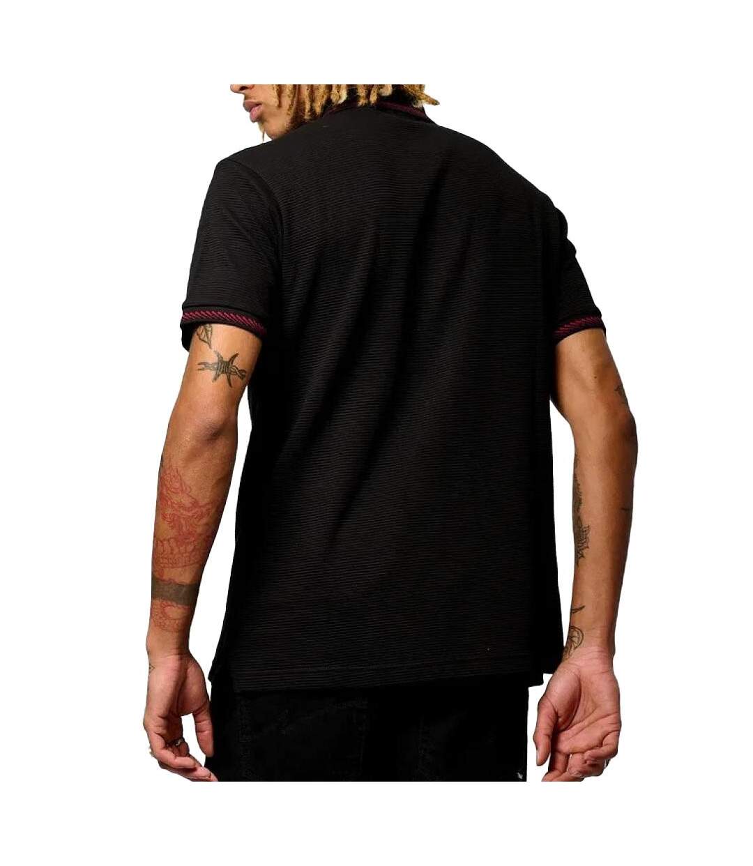 Polo noir homme kaporal tirue - s-2