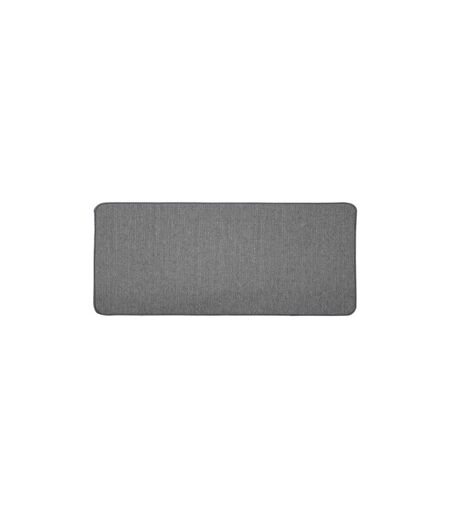 Tapis Déco Tissé Uni Manea 45x120cm Gris