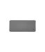 Tapis Déco Tissé Uni Manea 45x120cm Gris-1