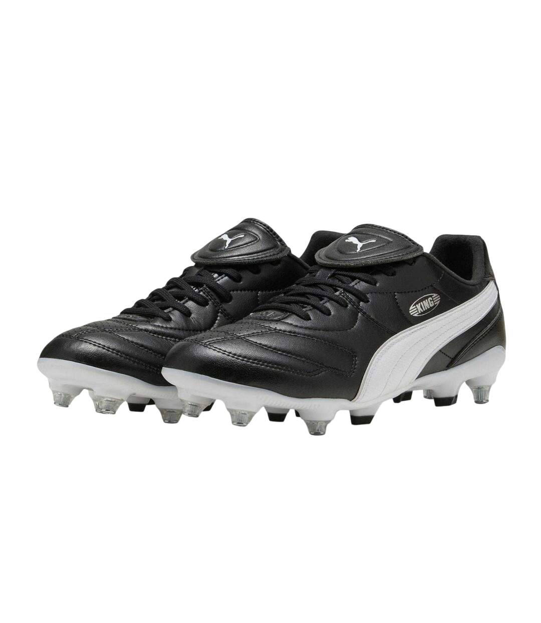 Mens King Liga Soft Ground Football Boots  Black Puma-4