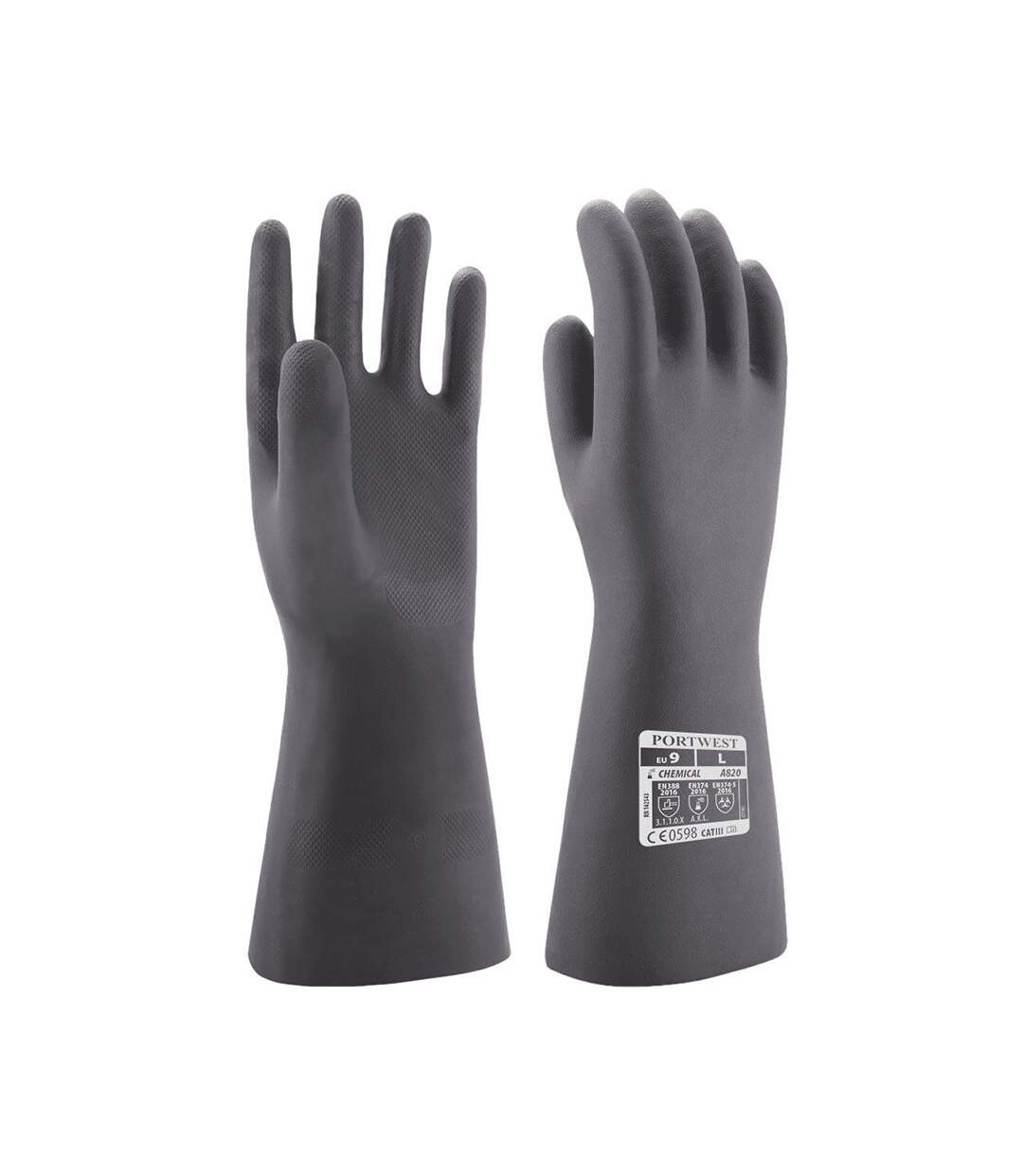 Gants de protection chimique néoprène PORTWEST