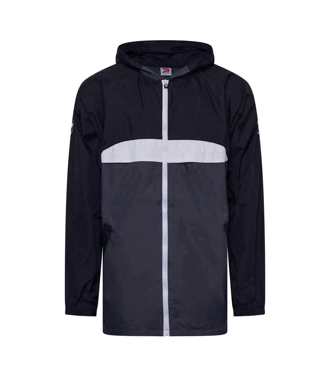 Mens Classic Hooded Cagoule Black Patrick-1