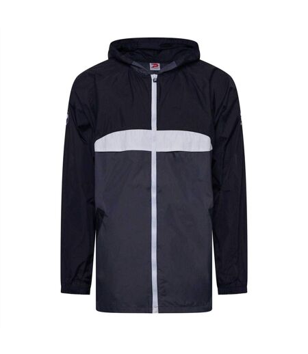 Mens Classic Hooded Cagoule Black Patrick