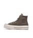 Baskets grise molleton femme converse chuck taylor all star lift-1