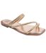 Sandales Motif/style Strass Femme Jaune Or Where´s That From-1