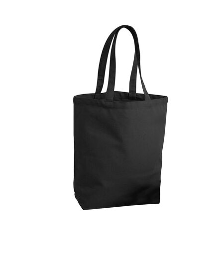 Westford Mill Plain Fair Trade Camden Shopper/Shopping Bag (2.8 Gal) (Pack of (Black) (One Size) - UTBC4546