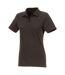Elevate Womens/Ladies Helios Short Sleeve Polo Shirt (Heather Charcoal)