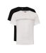 Set de 2 t-shirts blanc/noir homme tommy jeans entry graphic - l-1