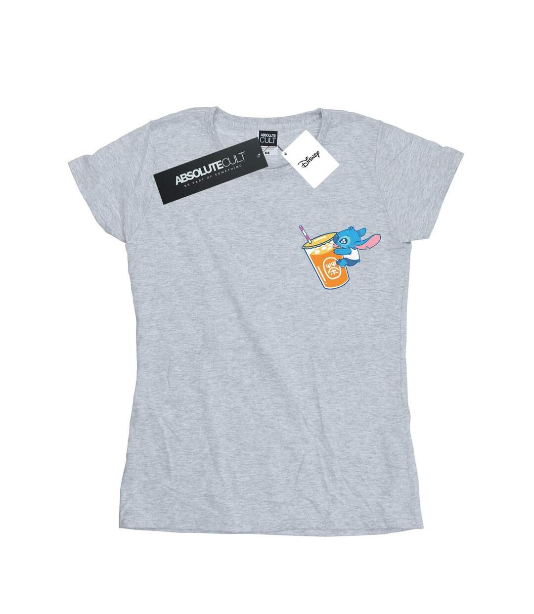 Disney Femme/Les femmes Lilo And Stitch - T-shirt en coton avec boisson (Gris sportif) - UTBI25399-1