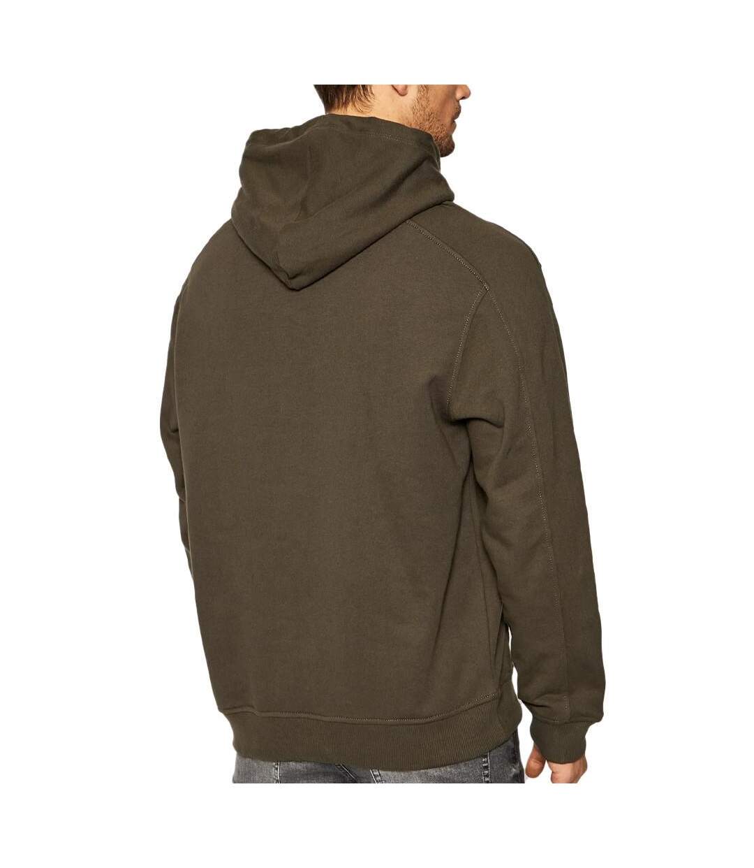 Sweat à capuche Marron Homme Calvin Klein Micro - S-2