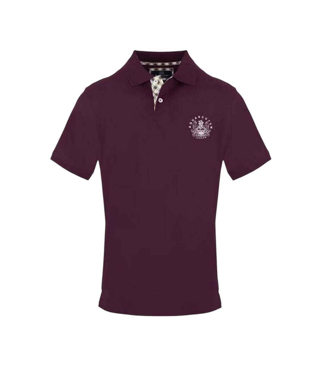 Polo Motif/style Logo Homme Rouge Aquascutum-1