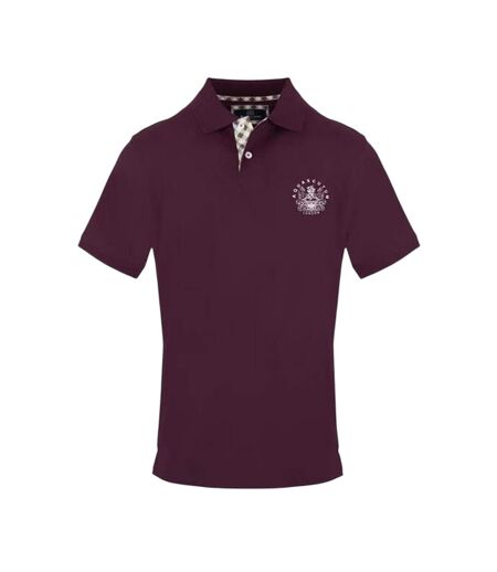 Polo Motif/style Logo Homme Rouge Aquascutum