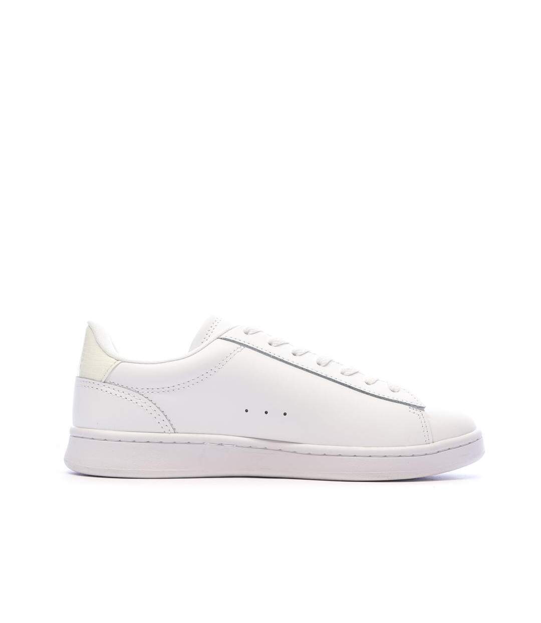 Baskets blanches femme lacoste carnabys-2