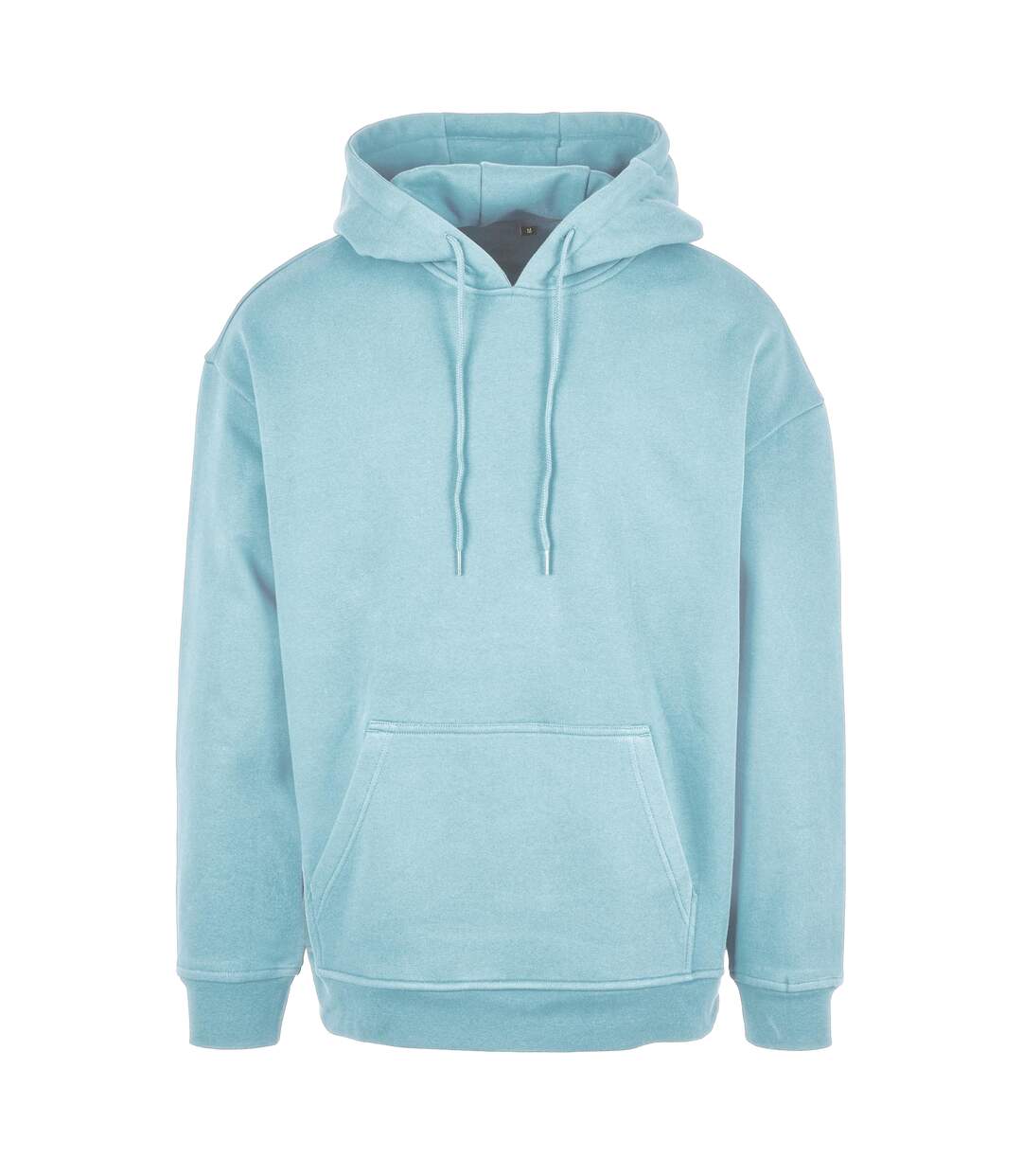 Mens Basic Oversized Hoodie Ocean Blue Build Your Brand-1