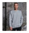 Build Your Brand Mens Long Sleeve Sweater (Gray Heather) - UTRW7713