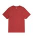 Mens icon organic t-shirt dark red Animal