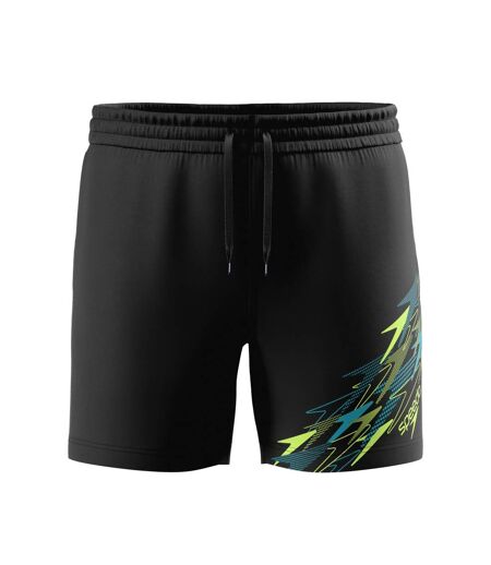 Mens Medley Repeat Logo Swim Shorts Black Green Speedo