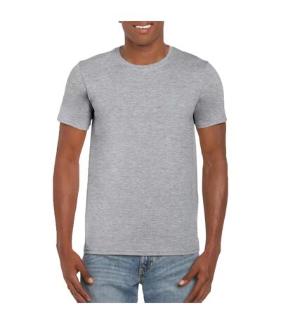 T-shirt Manches Courtes Homme Gris Clair Gildan