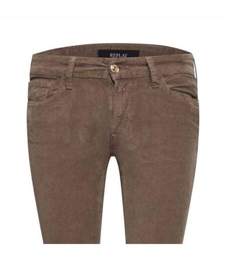 Womens/ladies Luz Skinny Jeans Beige Replay
